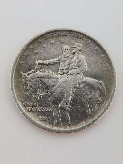1925 Stone Mountain Half Dollar, Damaged