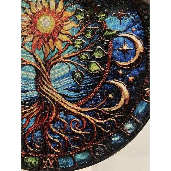 Tree of Life Stained Glass Sun Catcher