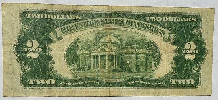 $2 Red Seal 2928 D US Note