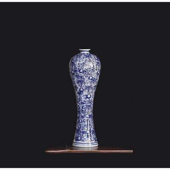 Blue and White Chinese Porcelain Vase