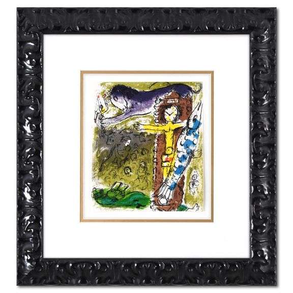 Christ in the Clock by Chagall (1887-1985)