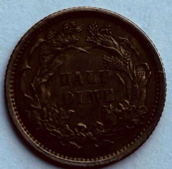 1862 Civil War Half Dime