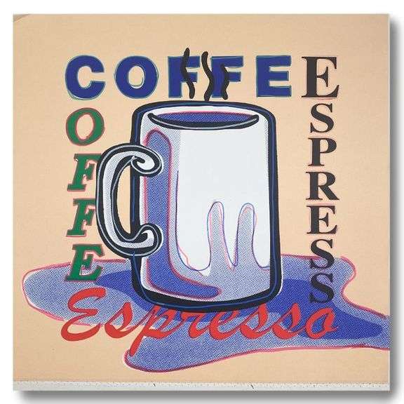 ESPRESSO by Steve Kaufman (1960-2010)