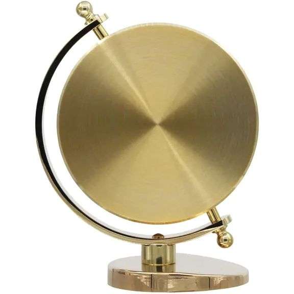 Seiko World Timer Desk Clock with Brass Case