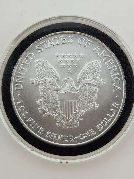 2007 American Silver Eagle In Capsule
