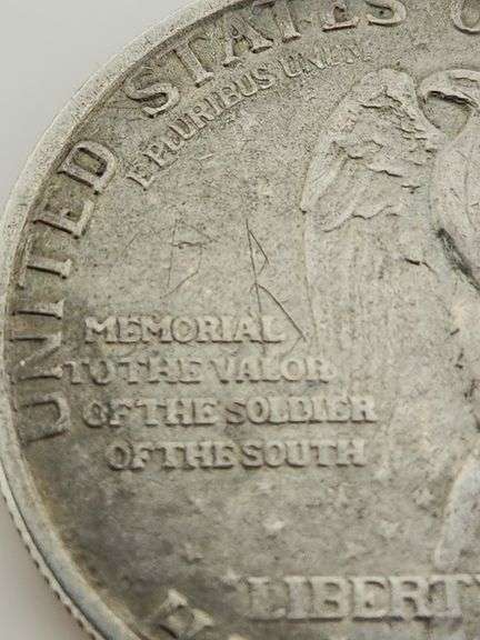 1925 Stone Mountain Half Dollar, Damaged