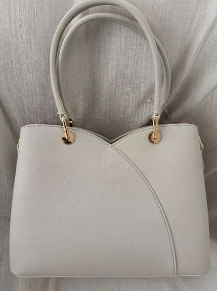 White Color Hand Bag by David Jones Paris