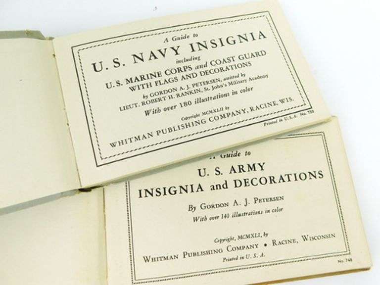 2 - WWII Guides to Army & Navy Insignias