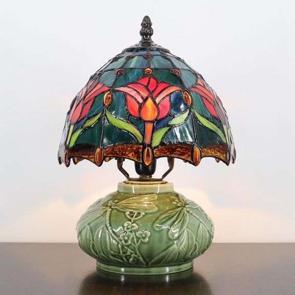 Mini Tiffany Tulip Table Lamp