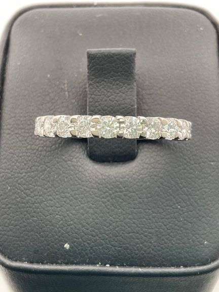 CERTIFIED BRAND NEW 14K WHITE GOLD DIAMOND BAND