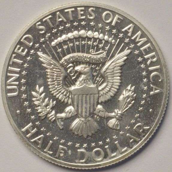 1964 Accent Hair Variety Proof Kennedy Half Dollar