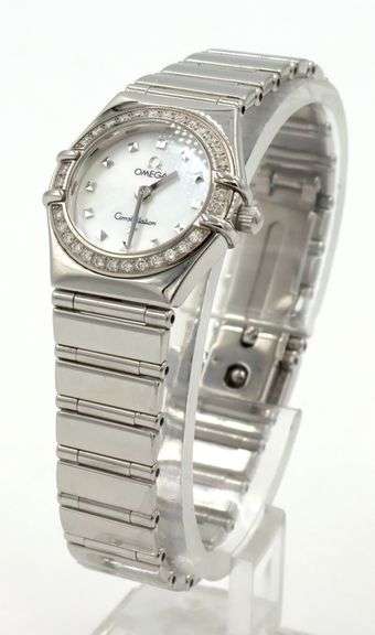 Omega my choice constellation diamond watch
