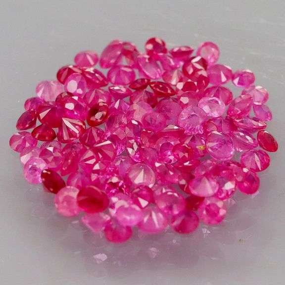 Heated only! 3ct hot pink Sapphire set!