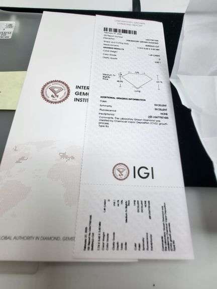 High quality loose Diamond " 1.49 CT lab grown VVS1/ D  diamond"