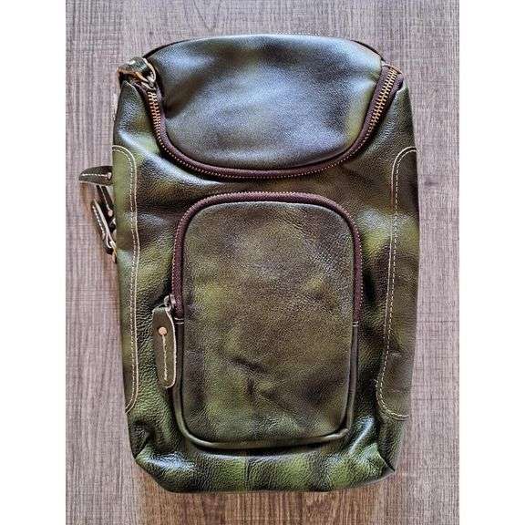 Full Grain Italian Leather Sling Bag