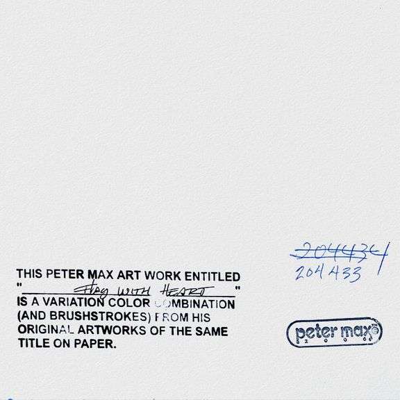 Flag by Peter Max