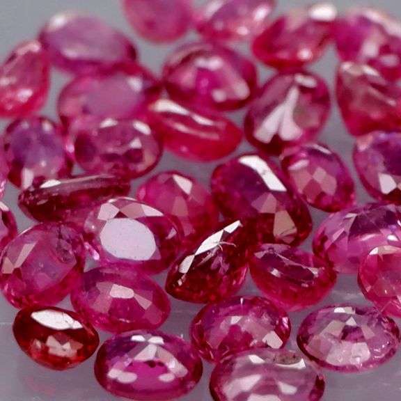 Pigeons blood? Hot pink? BOTH! 2.50ct set of Rubies!!!