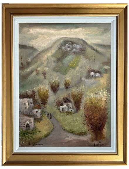 Beautiful oil on canvas by Albert Goldman (1922-2011)