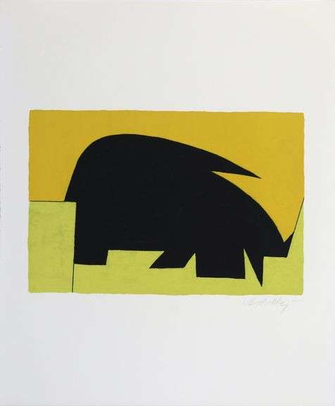 Exclusive Victor Vasarely Signed Limited Edition Lithograph from 'Octal' Suite, 1972