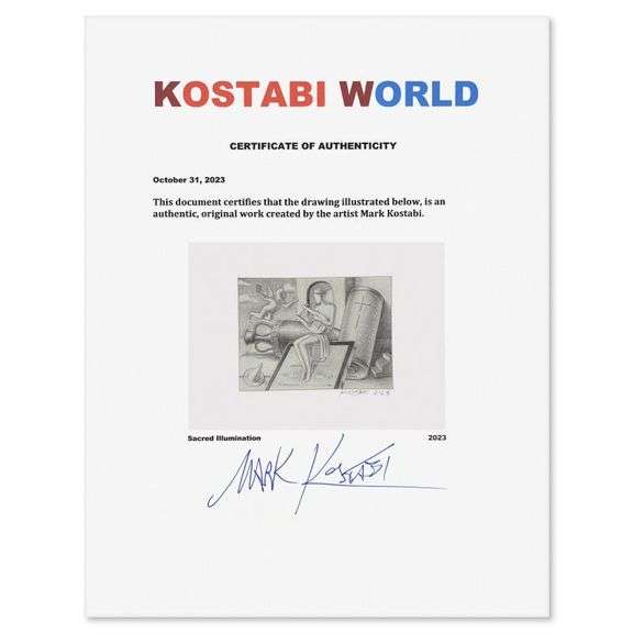 Sacred Illumination by Kostabi