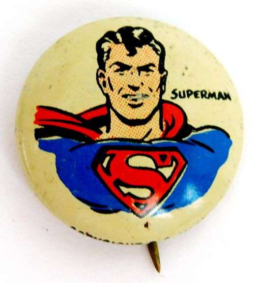 Vintage D.C. Superman Pin