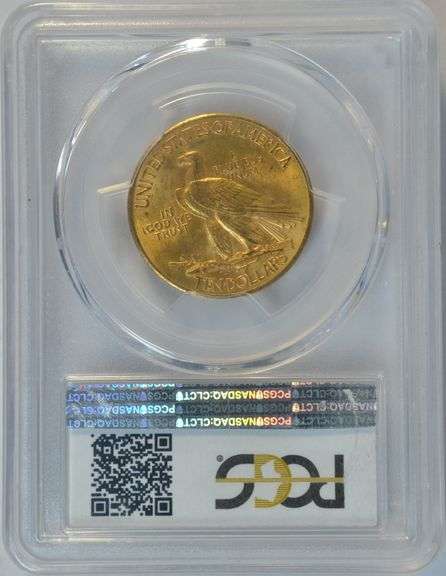 Fully struck near Gem BU 1926 $10 Indian Gold Piece. PCGS MS64