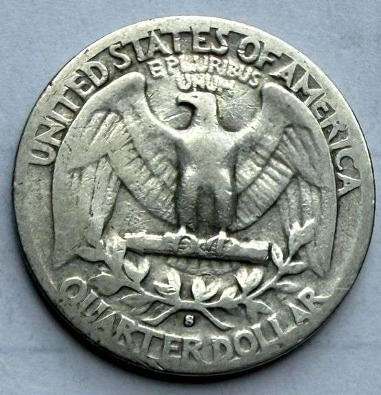 1943 S Double Die Obverse Washington Quarter