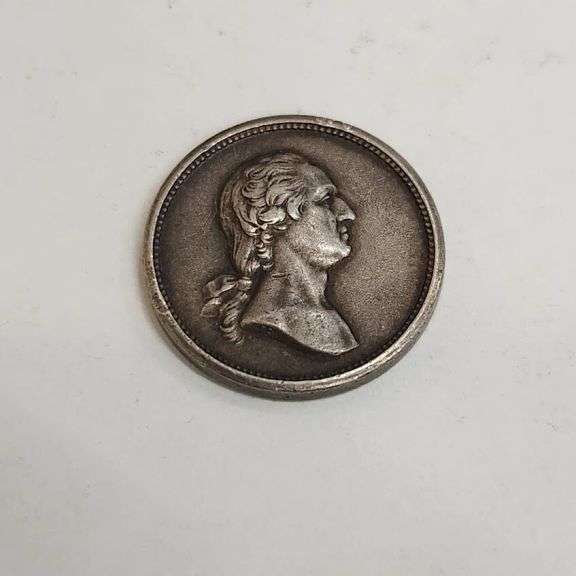 George Washington Medal "Born 1733 Died 1799"