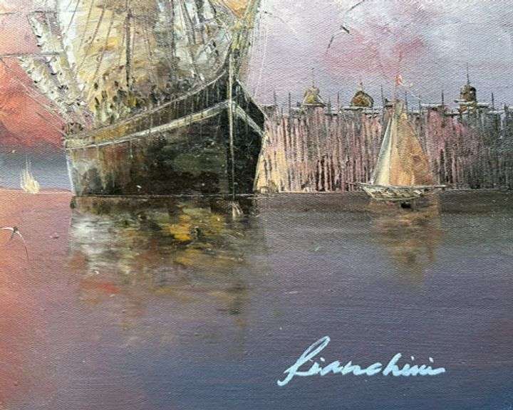 VERY NICE UNIQUE OIL PAINTING ON CANVAS