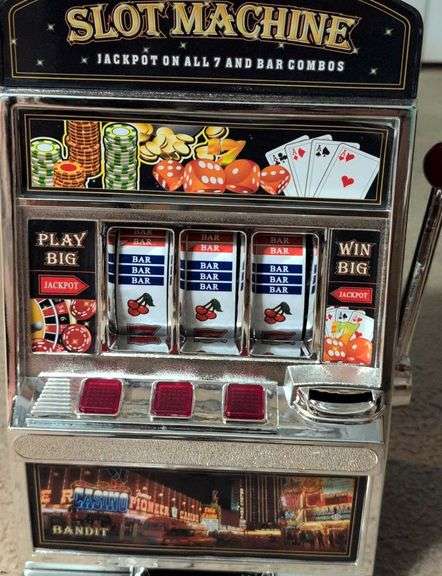 Slot Machine Coin Bank