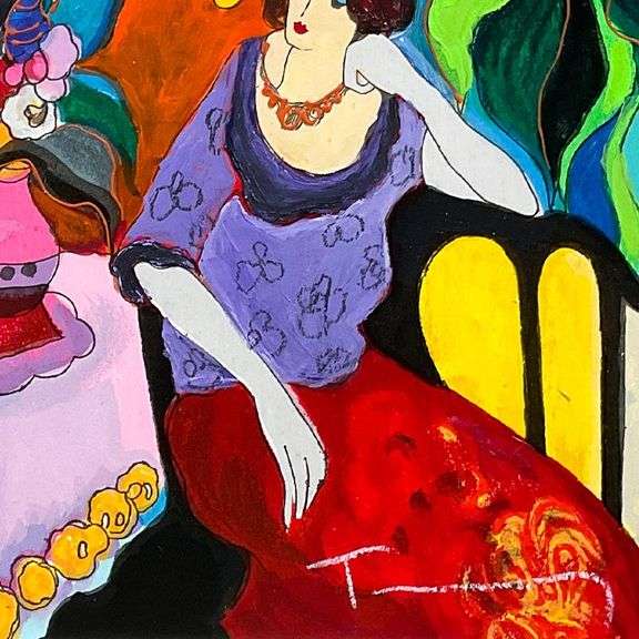 Tranquility by Tarkay (1935-2012)