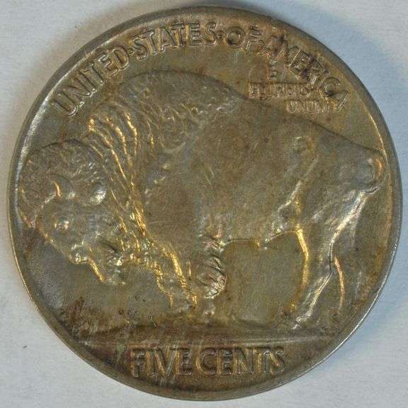 Original Gem BU 1916 Buffalo Nickel. Fully struck