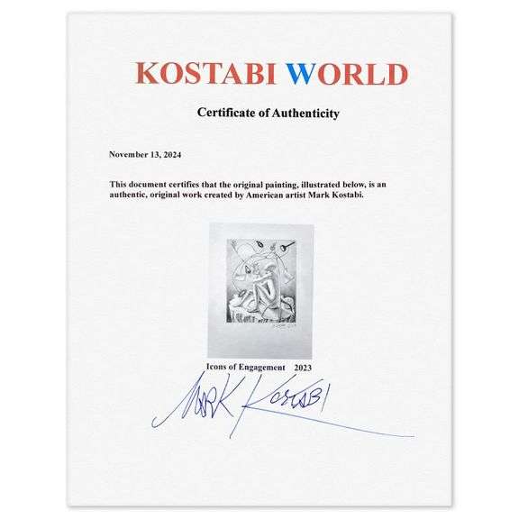 Icons of Engagement by Kostabi