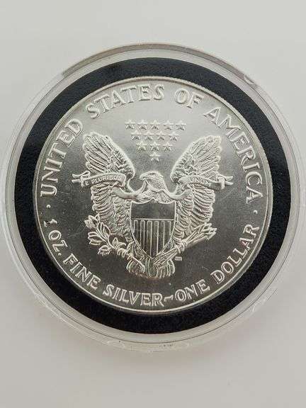 1991 American Silver Eagle In Hard Case