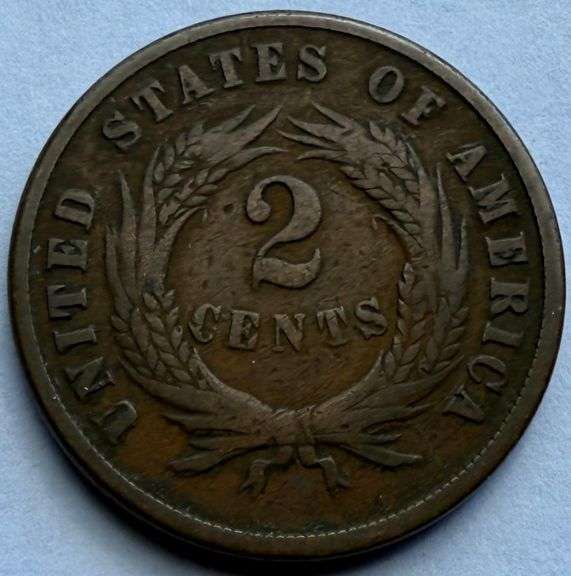 1871  Two Cent Piece