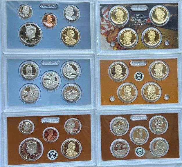 2010 & 2013 US Proof Sets
