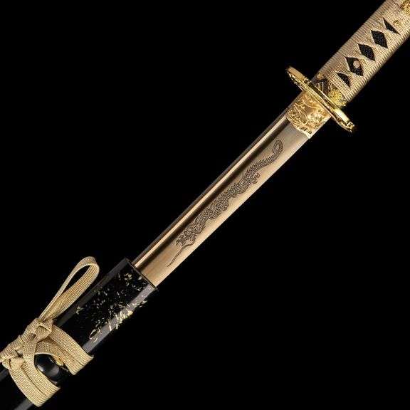 Japanese Katana Sword Full Tang with Saya