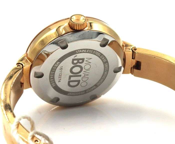 Movado bold bangle quartz watch
