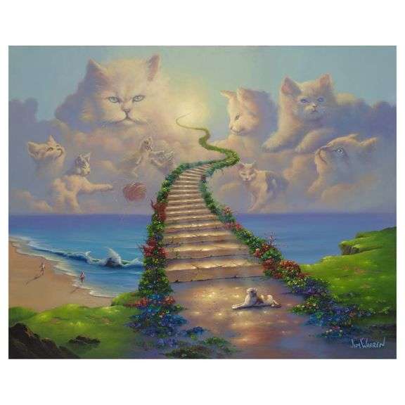 All Cats go to Heaven by Jim Warren