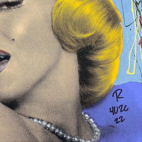 Marilyn with Pearls by Funes