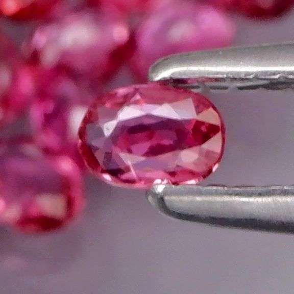 Superb 3.26ct violet red Ruby set -Untreated!!!