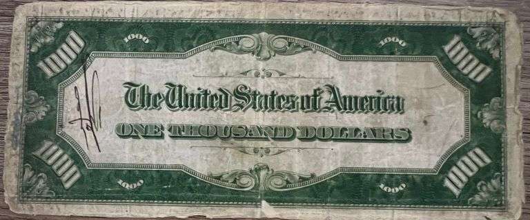 Rare U.S 1000 Dollar Bill
