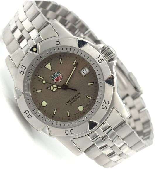 Tag Heuer 37mm Granite rock dial 1500 series swiss 200M watch