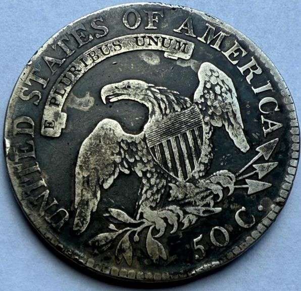 1818 Bust Half