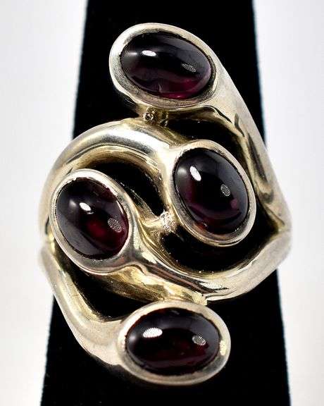 Amethyst Gemstone Ring in Sterling Silver