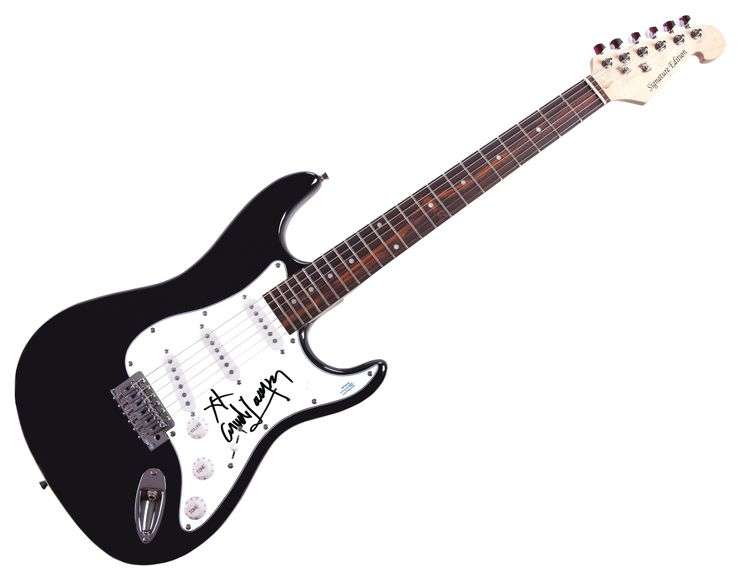 Cyndi Lauper Autographed Signed Guitar ACOA