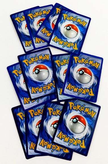 12 Pokémon Halogram Trade Cards