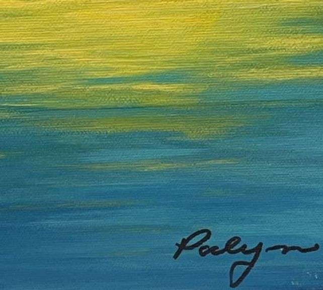 Original Painting by Palyn titled Island Sunset