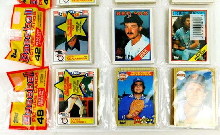 5 Unopened Packs 1987 Topps Baseball Cards