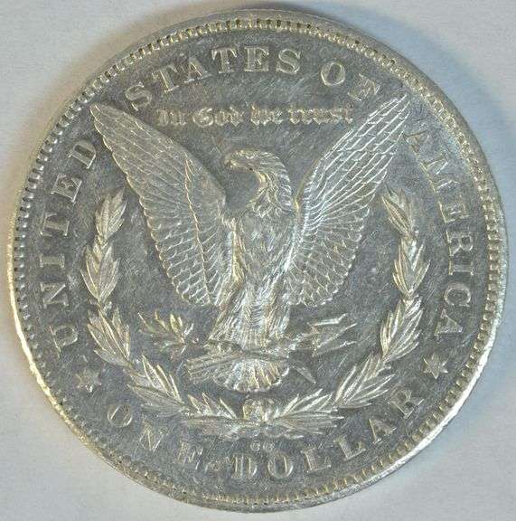 Flashy semi-Prooflike near Mint State 1878-CC Morgan Silver Dollar